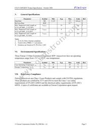 FTLF1328P2BNV Datasheet Page 5