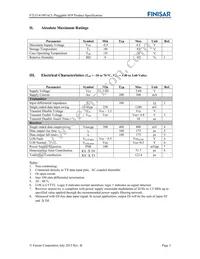 FTLF1419P1BCL Datasheet Page 3