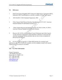 FTLF1419P1BCL Datasheet Page 11