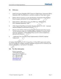 FTLF1421P1BTL Datasheet Page 11