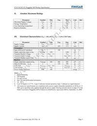 FTLF1422P1BTL Datasheet Page 3