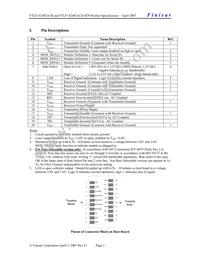 FTLF1424P2BCR Datasheet Page 2