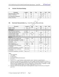 FTLF1424P2BCR Datasheet Page 3