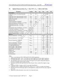FTLF1424P2BCR Datasheet Page 4