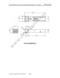 FTLF1424P2BCR Datasheet Page 8