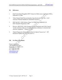 FTLF1424P2BCR Datasheet Page 11