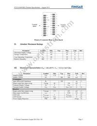 FTLF1426P2BTL Datasheet Page 3