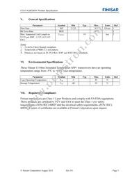 FTLF1428P3BNV Datasheet Page 5