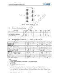 FTLF1429P3BCE Datasheet Page 3