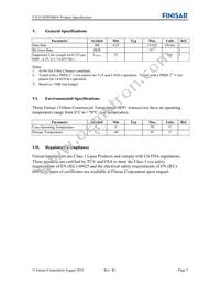 FTLF1429P3BCE Datasheet Page 5
