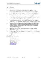 FTLF1429P3BCE Datasheet Page 10