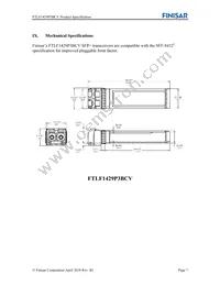 FTLF1429P3BCV Datasheet Page 7