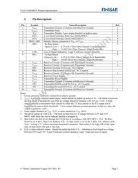 FTLF1429P3BNV Datasheet Page 2