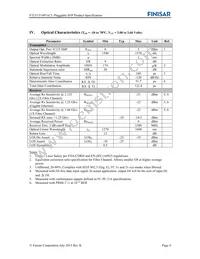 FTLF1519P1BCL Datasheet Page 4