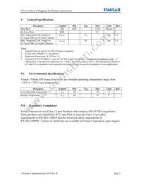 FTLF1519P1BCL Datasheet Page 5