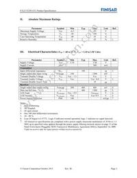 FTLF1523P1BTL Datasheet Page 3