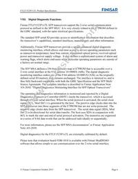 FTLF1523P1BTL Datasheet Page 6