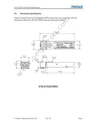 FTLF1523P1BTL Datasheet Page 7