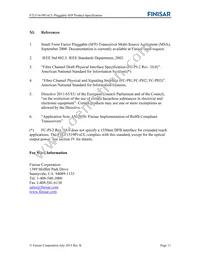 FTLF1619P1BCL Datasheet Page 11