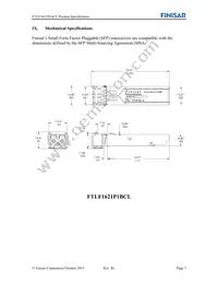 FTLF1621P1BCL Datasheet Page 7