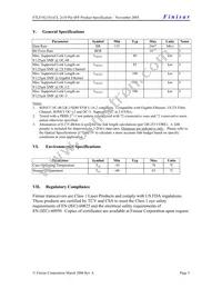 FTLF1621S1MCL Datasheet Page 5