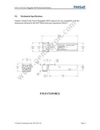 FTLF1721P1BCL Datasheet Page 8