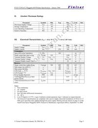 FTLF1721P2BCL Datasheet Page 3