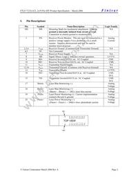 FTLF1721S1MCL Datasheet Page 2