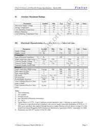 FTLF1721S1MCL Datasheet Page 3