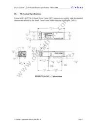 FTLF1721S1MCL Datasheet Page 7