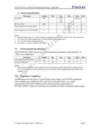 FTLF8519F2KCL Datasheet Page 5