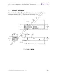 FTLF8519P2BCL Datasheet Page 6