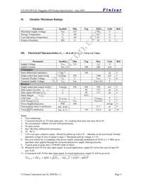 FTLF8519P2BNL Datasheet Page 3