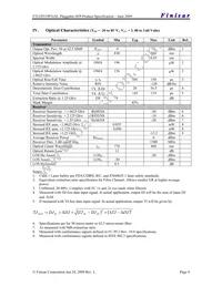 FTLF8519P2BNL Datasheet Page 4
