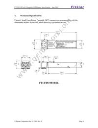 FTLF8519P2BNL Datasheet Page 8