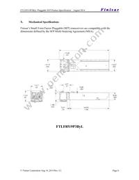 FTLF8519P3BTL Datasheet Page 8