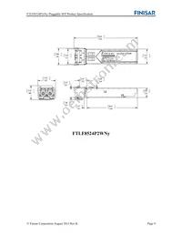 FTLF8524P2WNV Datasheet Page 9