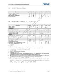 FTLF8524P3BNL Datasheet Page 3