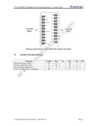 FTLF8528P2BNV Datasheet Page 3