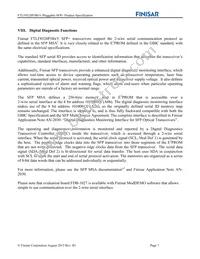 FTLF8528P3BCV Datasheet Page 7