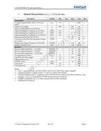 FTLF8529P3BCV Datasheet Page 5