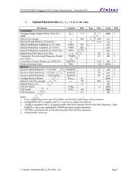 FTLF8529P3BNV Datasheet Page 5