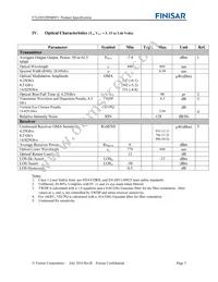 FTLF8529P4BNV Datasheet Page 5