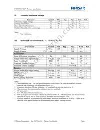 FTLF8536P4BCV Datasheet Page 4