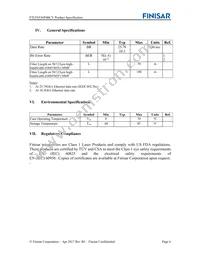 FTLF8536P4BCV Datasheet Page 6