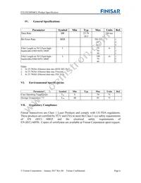 FTLF8538P4BCL Datasheet Page 6