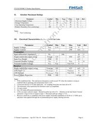 FTLF8538P4BCV Datasheet Page 4