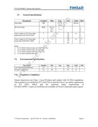 FTLF8538P4BCV Datasheet Page 6