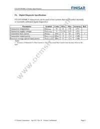 FTLF8538P4BCV Datasheet Page 8