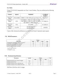 FTLX1341E2 Datasheet Page 9